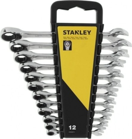 Наборы комбинированных ключей STANLEY STMT82847-0 12 предметов с храп.мех. Наборы комбинированных ключей STANLEY STMT82847-0 12 предметов с храп.мех.