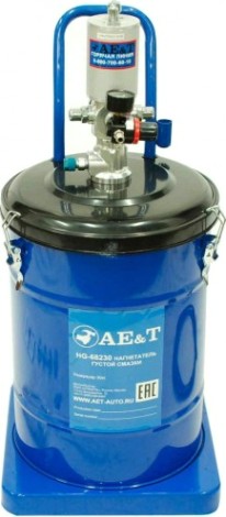 Нагнетатель густой смазки AE&T HG-68230 пневматический, 30 кг