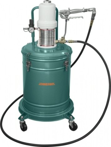 Нагнетатель консистентной смазки JONNESWAY AE300072 пневматический 30 литров [048619]