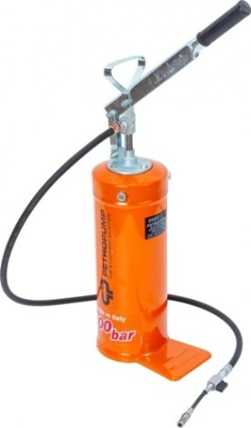 Нагнетатель смазки Petropump PP210007 ручной емкостью 8 кг, 300 бар, специальная версия