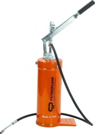 Нагнетатель смазки Petropump PP210011 ручной емкостью 8 кг, 150 бар, эконом версия