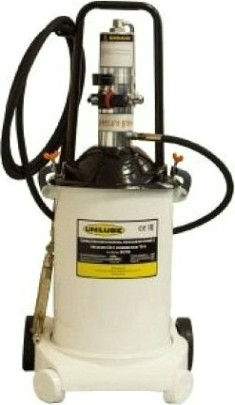 Нагнетатель смазки Unilube UG7518 пневматический (50:1) с емкостью 18 кг, шланг Нагнетатель смазки Unilube UG7518 пневматический (50:1) с емкостью 18 кг, шланг