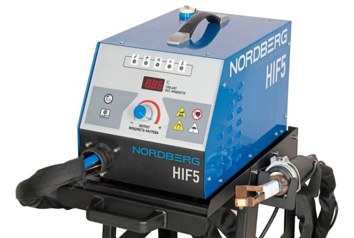 Нагреватель индукционный NORDBERG HIF5 стационарный с жидкостным охлаждением, 3500 Вт