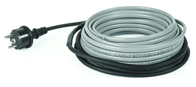 Нагревательный кабель REXANT Extra Line 25MSR-PB саморегулирующийся на трубу 10м/250Вт [51-0645]