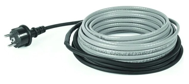 Нагревательный кабель REXANT Extra Line 25MSR-PB саморегулирующийся на трубу 25м/625Вт [51-0648]