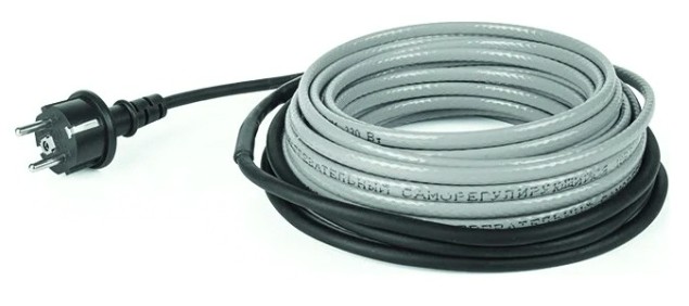 Нагревательный кабель REXANT Extra Line 25MSR-PB саморегулирующийся на трубу 5м/125Вт [51-0640]