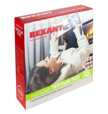 Нагревательный кабель REXANT Slim RNB -70-1250 тонкий кабель под плитку, двухжильный, 70м [51-0506-3]
