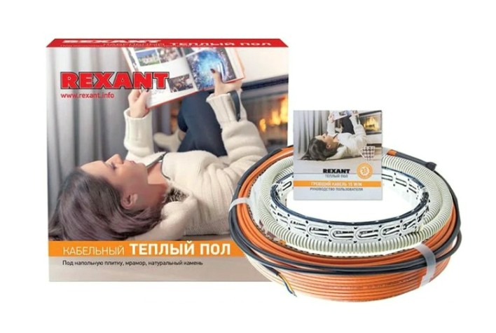 Нагревательный кабель REXANT Standard RND -140-2100 (в стяжку) двухжильный [51-0521-3]