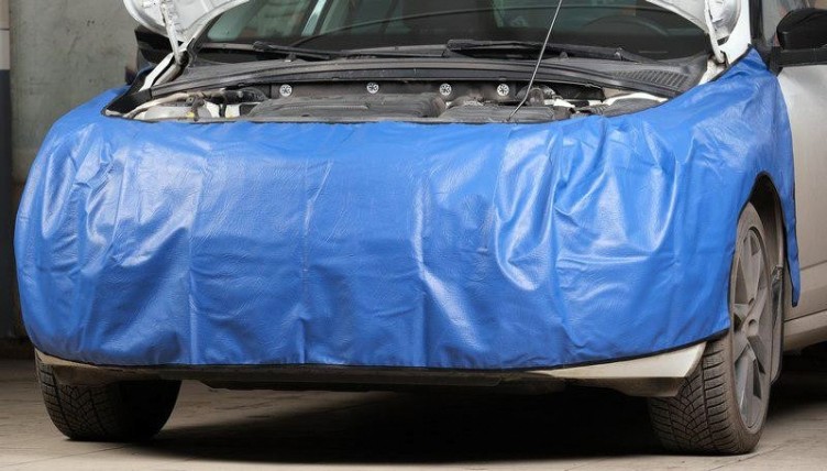 Накидка защитная NORDBERG NN2 Крыло-Бампер-Крыло (легковая) (синяя) [ЦБ-00007693]