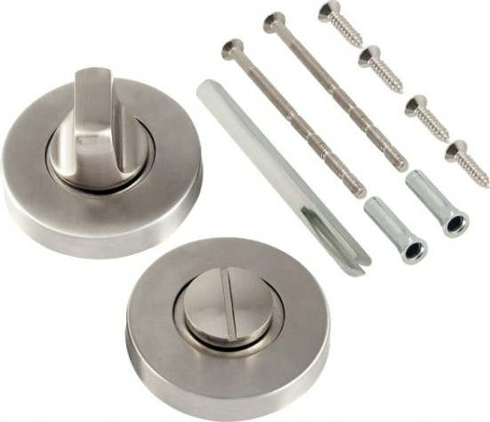 Накладка дверная НОРА-М НФ-ПП на цилин.для противопожар.двер."Нержавеющая сталь" [18787]