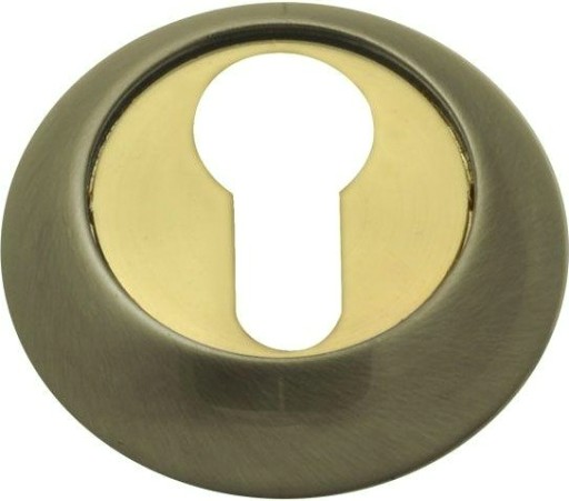 Накладка дверная НОРА-М НК-A на цилиндр "Старая бронза" [7968]