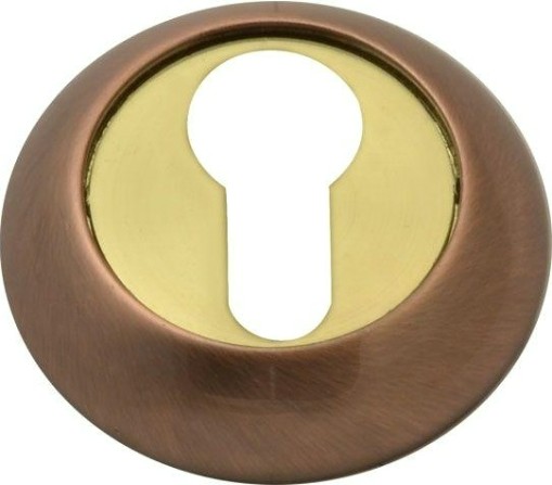 Накладка дверная НОРА-М НК-A на цилиндр "Старая медь" [7960]