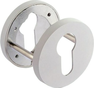 Накладка дверная НОРА-М НК-A Slim на цилиндр "Белая" [18657]