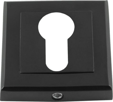 Накладка дверная НОРА-М НК-К на цилиндр "Черная" [17250]