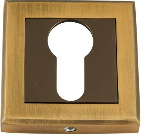 Накладка дверная НОРА-М НК-К на цилиндр "Матовый кофе" [15942]