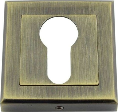 Накладка дверная НОРА-М НК-К на цилиндр "Старая бронза" [15497]