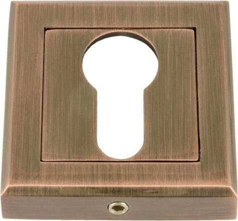 Накладка дверная НОРА-М НК-К на цилиндр "Старая медь" [15880]