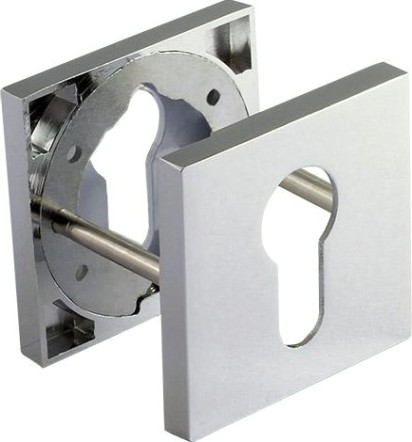 Накладка дверная НОРА-М НК-К Slim на цилиндр "Хром" [18643]