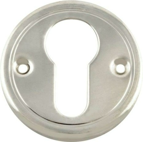 Накладка дверная НОРА-М под цилиндр "Хром" [15264]