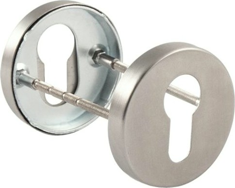 Накладка дверная НОРА-М ПП на цилин.для противопожар.двер."Нержавеющая сталь" [18500]