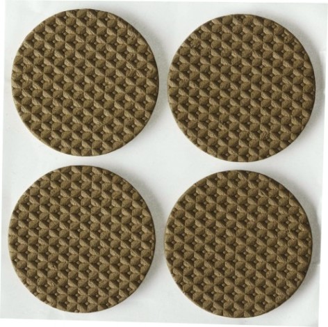 Накладки на мебельные ножки STAYER COMFORT самоклещ., Эва, круглые d35 корич. [40914-35]