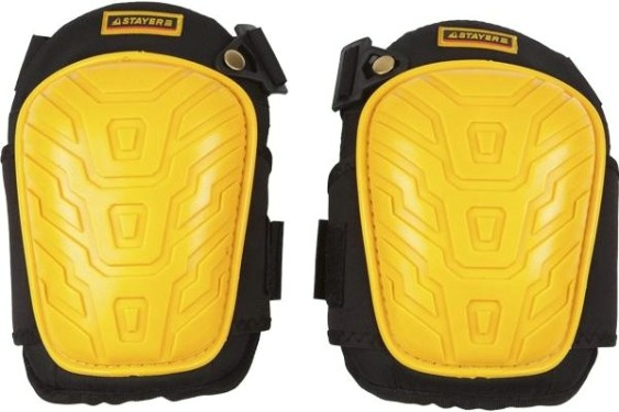 Наколенники STAYER PROFI с гелевым наполнителем и пластиковой накладкой [11198]