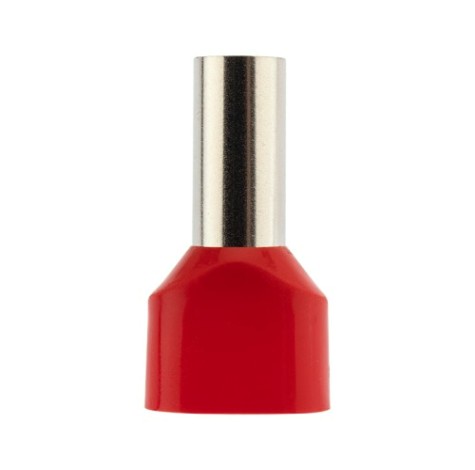 Наконечник REXANT 06-0413-A штыревой втулочный изолированный f-14 мм 2х10 мм²