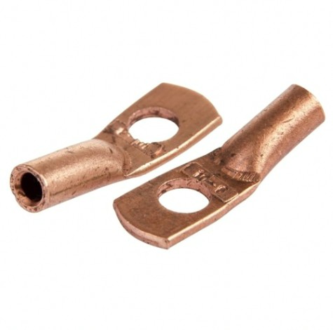 Наконечник REXANT 07-5309-1 медный ТМ 10–8–5 (10мм²-ø 8мм) (5 шт/уп)