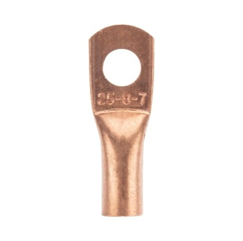 Наконечник REXANT 07-5313-1 медный ТМ 25-8-7 (25мм²-ø8мм) (5 шт/уп)