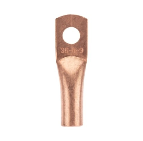 Наконечник REXANT 07-5316-1 медный ТМ 35-8-9 (35мм²-ø8мм) (5 шт/уп)