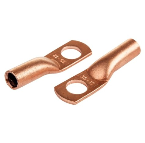 Наконечник REXANT 07-5321-3 медный ТМ 35-12-10 (35мм²-ø8мм) (50 шт/уп)