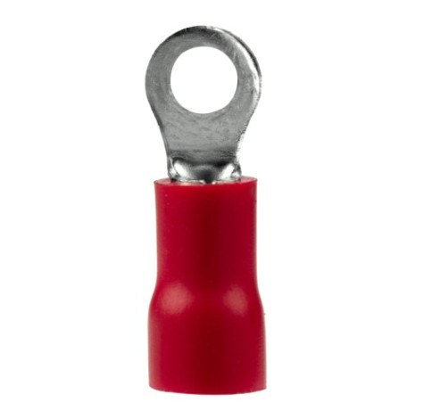 Наконечник REXANT 08-0012-10 кольцевой изолированный ø 3.7 мм 0.5-1.5 мм² крас