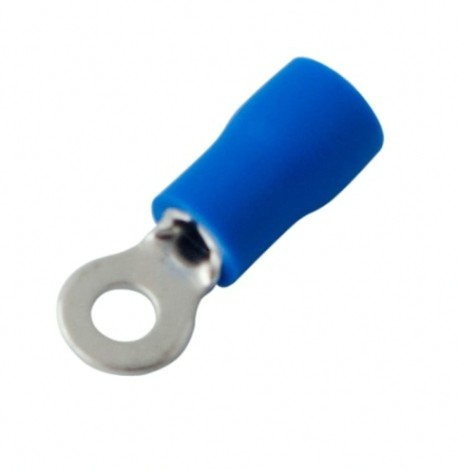 Наконечник REXANT 08-0031 (уп 100 шт) кольцевой изолированный ø 3.2 мм 1.5-2.5 мм² синий [08-0031]