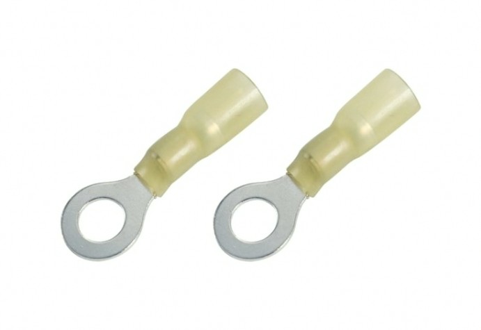 Наконечник REXANT 08-0059 (уп 100 шт) желтый кольцевой термоусаживаемый ø 8.4 мм 4-6 мм [08-0059]