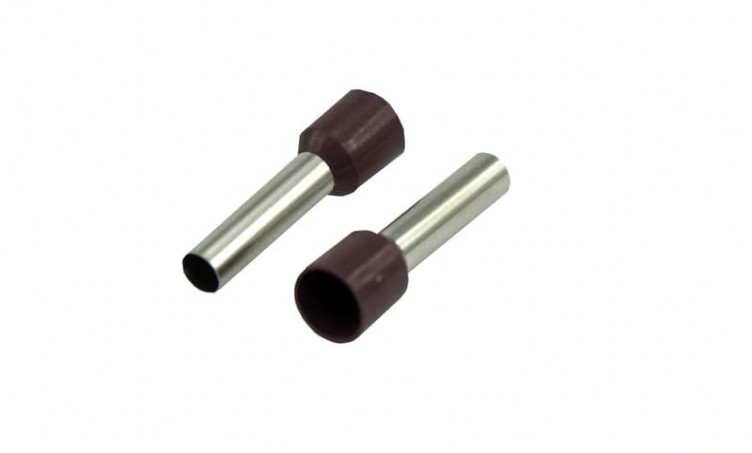 Наконечник REXANT 08-1826 (уп. 100 шт) f-18 мм 10 мм² (НШВИ 10-18) слоновая кость [08-1826]