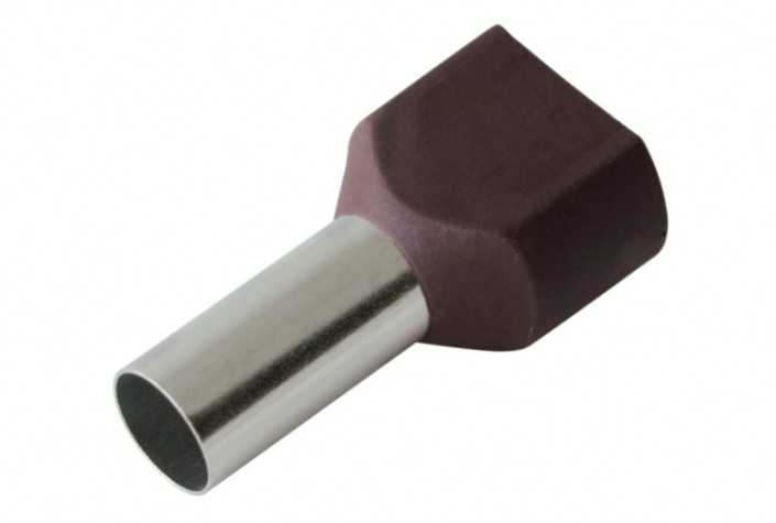 Наконечник REXANT 08-2812 (уп. 100 шт) F-14 мм 2х10 мм² (НШВИ(2) 10-14/нги2 10-14мм [08-2812]