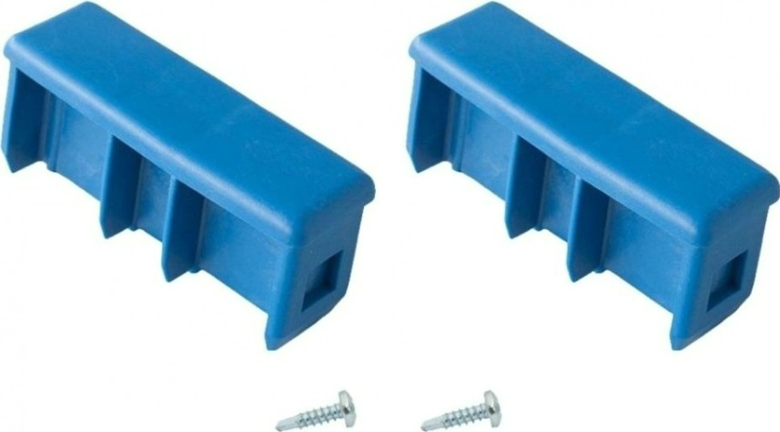 Наконечники боковин для лестниц KRAUSE 64х25 мм 211033 (комплект 2 шт.) синие, верхние [211033]