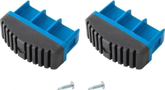 Наконечники боковин для лестниц KRAUSE 97х25 мм 211026 (комплект 2 шт.) синие, нижние [211026]