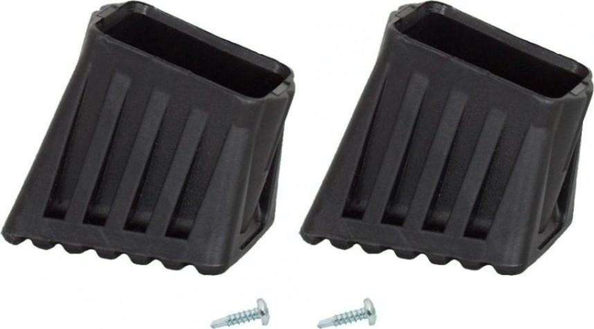 Наконечники боковин для стремянок KRAUSE 33х20 мм 212511 (комплект 2 шт.) черные [212511]