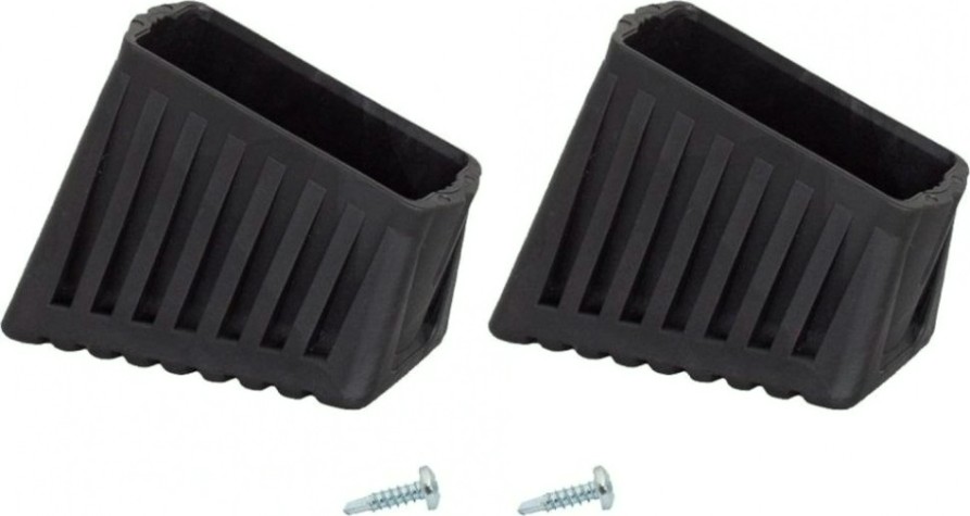 Наконечники боковин для стремянок KRAUSE 50х20 мм 212474 (комплект 2 шт.) черные [212474]