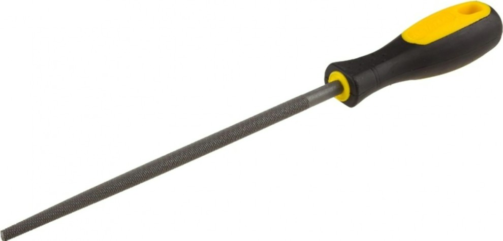 Напильник круглый STAYER PROFI с двухкомпонентной рукояткой, № 2, 200мм [16605-20-2]