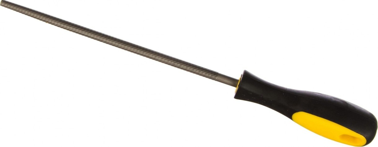 Напильник круглый STAYER PROFI с двухкомпонентной рукояткой, № 2, 200мм [16605-20-2]