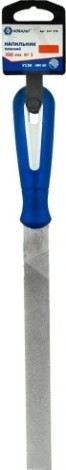Напильник плоский Кобальт 247-378 двухкомпонентная рукоятка, № 3, 200мм