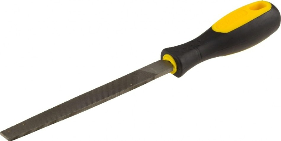 Напильник плоский STAYER PROFI с двухкомпонентной рукояткой, № 2, 200мм [16601-20-2]