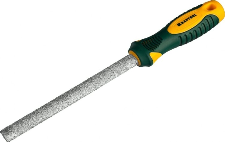 Напильник полукруглый KRAFTOOL 150мм с покрытием из карбида вольфрама, [16082-15_z01]