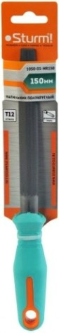 Напильник полукруглый Sturm 1050-01-HR150 150 мм, противоскол. рукоятка Напильник полукруглый Sturm 1050-01-HR150 150 мм, противоскол. рукоятка