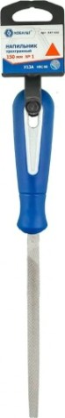 Напильник трехгранный Кобальт 247-422 двухкомпонентная рукоятка, № 1, 150мм