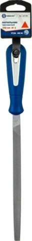 Напильник трехгранный Кобальт 247-491 двухкомпонентная рукоятка, № 2, 250мм