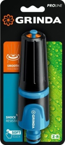 Насадка для полива GRINDA Z-R proline z-r, плавная регулировка, двухкомпонентный [429177]