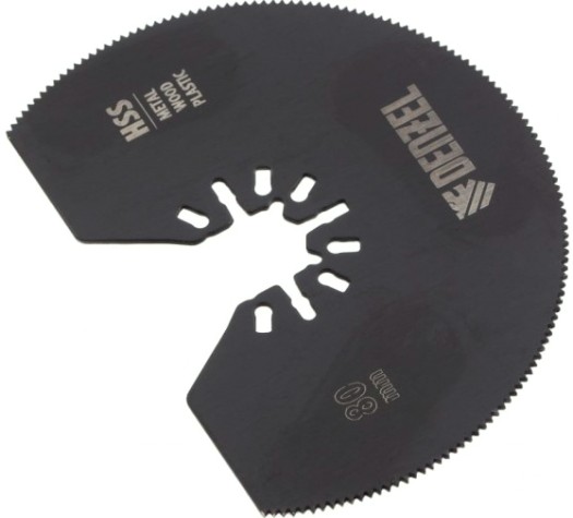 Насадка для реноватора Denzel 782 301 полукруг., hss, по металлу и дереву, 80х1,2 мм, ме [782301]